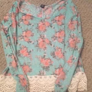 Rue 21 Floral Long Sleeve